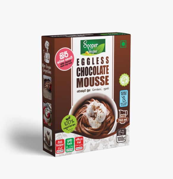 Delicious Eggless chocolate mousse 